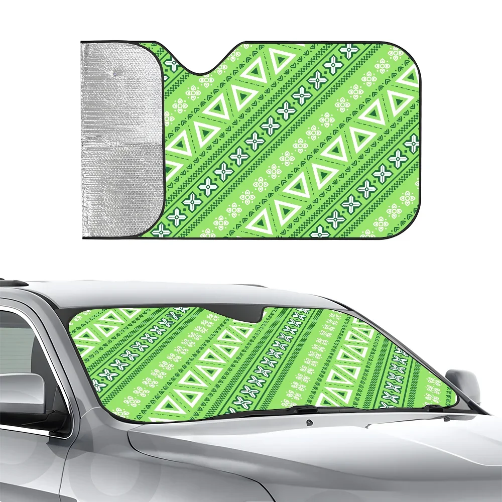 

Samoan Tribe Samoa Totem Car SunSha Heat-insulating Aluminum Film Windshield Sunshas UV Rays Blocks Car Sun Visor Protector