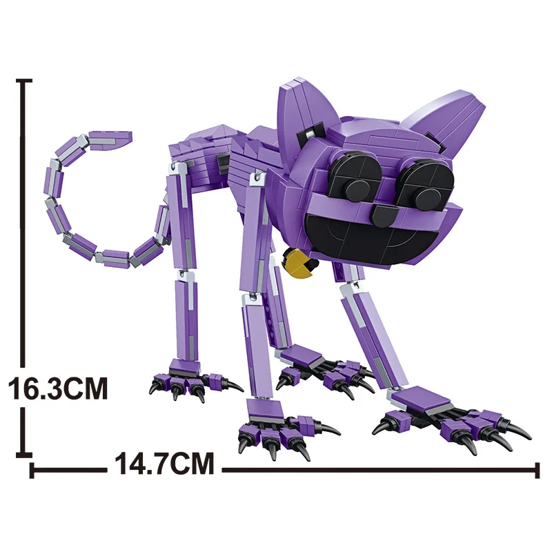 Poppy Playtime Poppy Game 3 Pop Boy Building Blocks Plush Figure Huggy Wuggy CatNap Creative Puzzle Assemble Anime