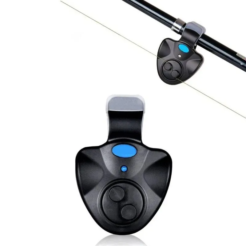 1/2pc Fishing Bite Alarm Camping Equipment Electronic Buzzer on Fishing Rod with Loud Siren Daytime Night Indicator with Battery