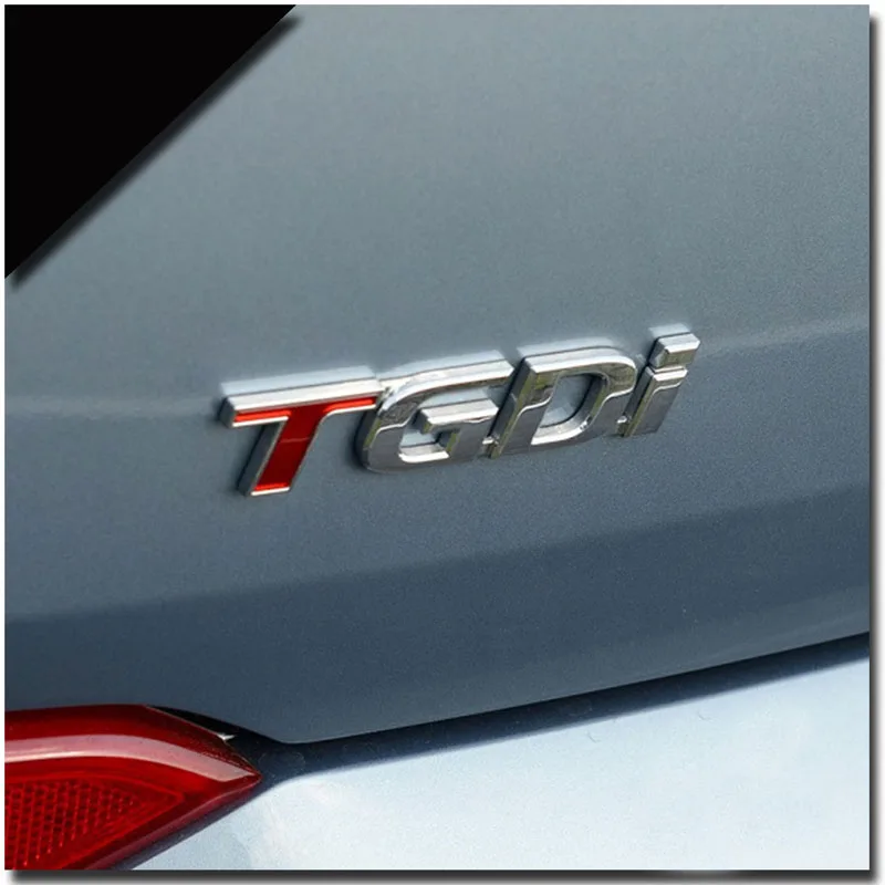 3D Metal T GDI Car Trunk Sticker For ix25 Tucson Shengda Modified High-end Badge
