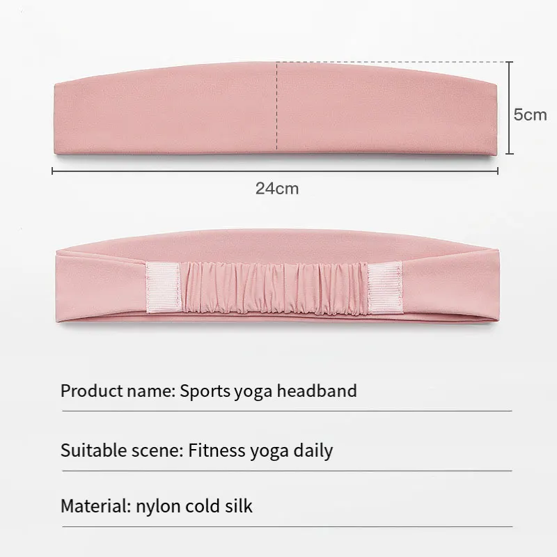 Sports Sweat-absorbent Headband Running Fitness Yoga Forehead Towel Headband Headband Spring  Summer Sports Headband