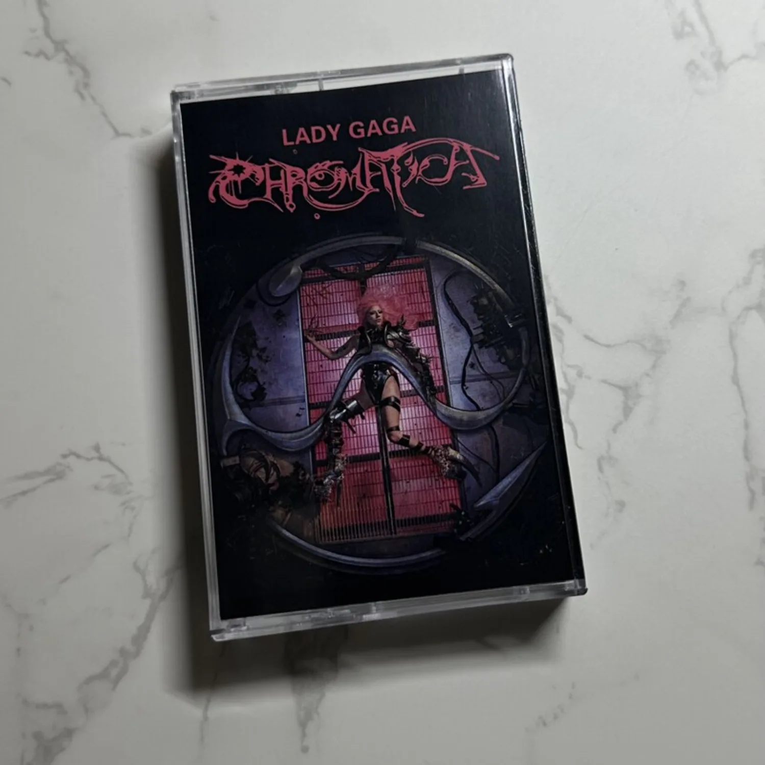 

Sealed Lady Gaga Chromatica Pop Dance-Pop Audio Cassette Tape Retro Vintage Analog Sound Collectible for Fans Home Art Decor