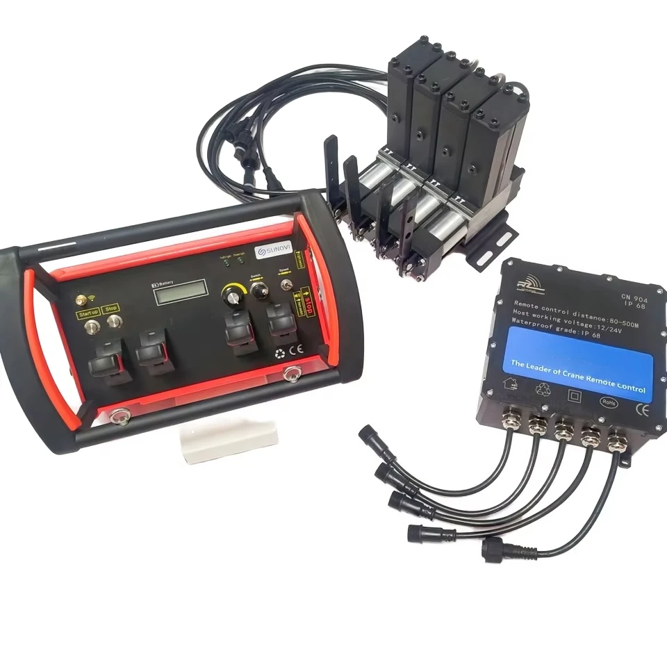 Proporções Bomba de concreto Caminhão Guindaste Kits de motor de controle remoto Fábrica profissional 4 Joysticks Levers Rockers Hidráulicos