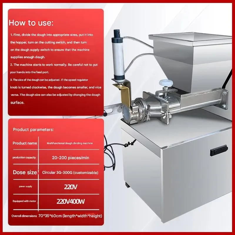 ماكينة تقطيع العجين الأوتوماتيكية المعتمدة من CE بسعر تقسيم العجين الحجمي للبيع