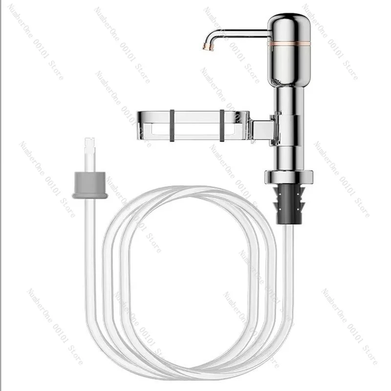 500ML Brass Soap Dispenser for Kitchen Sink Home Countertop Dishwashing Liquid Pump Extended Tube Detergent Press Bottle Built