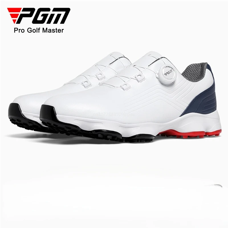 

PGM Men's Golf Shoes Casual Sports Shoes Knob Lace Golf Shoes Men's Summer Waterproof Men's