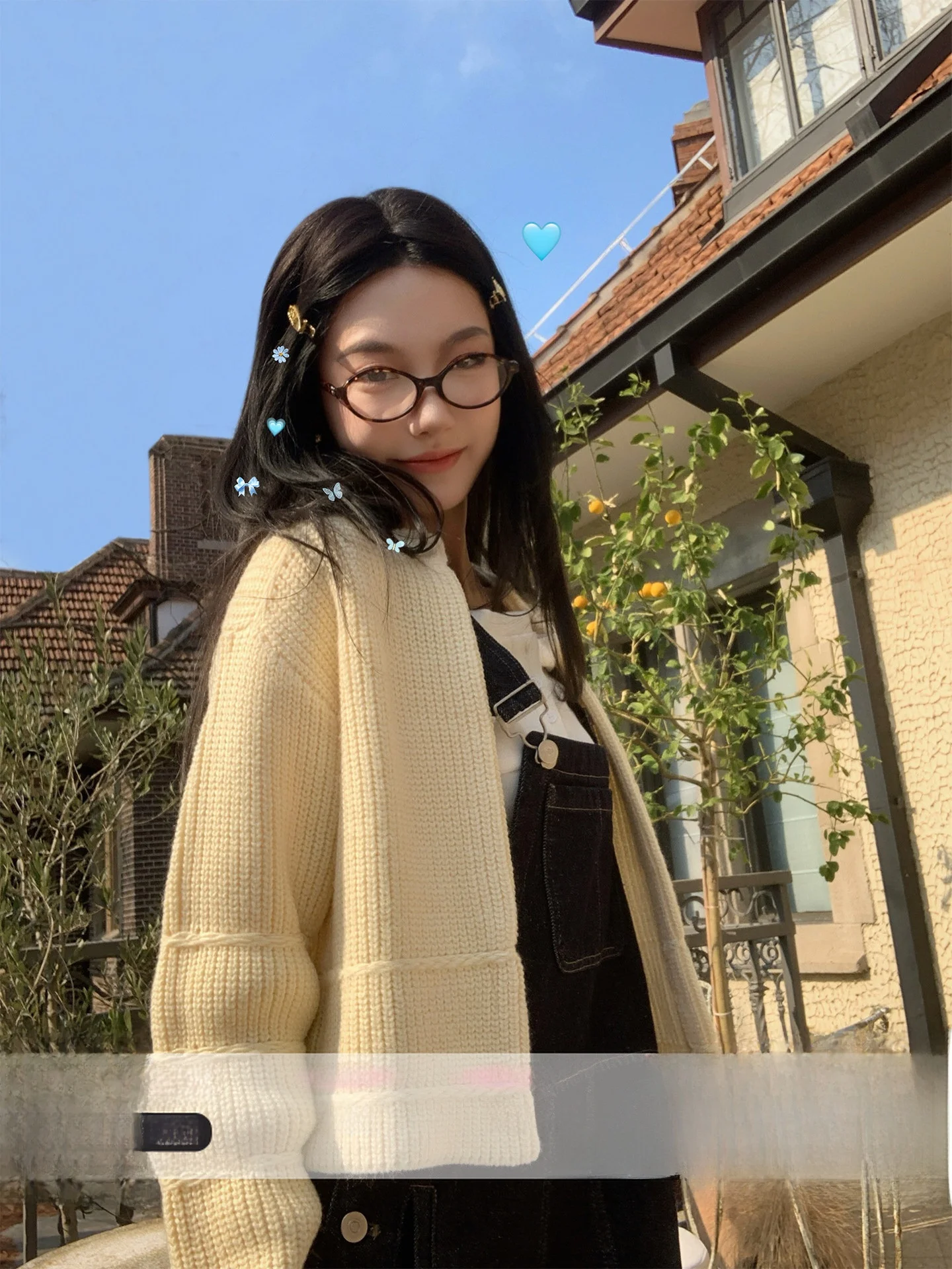 

Ice Island Wool Knitted Open Cardigan Women's Sle Simple Casual Loose Fit ort Length Pure Color round Ne Long Sve