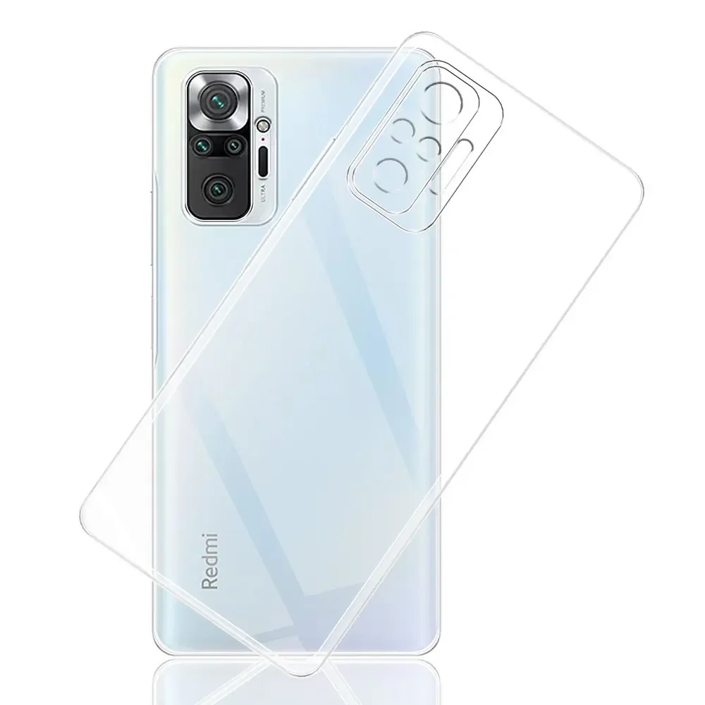 For Xiaomi Redmi Note 10 Pro Case Ultra Thin Silicone Soft Phone Case For Redmi Note10 Clear Cover Funda Redmi Note 10S 10T 5G