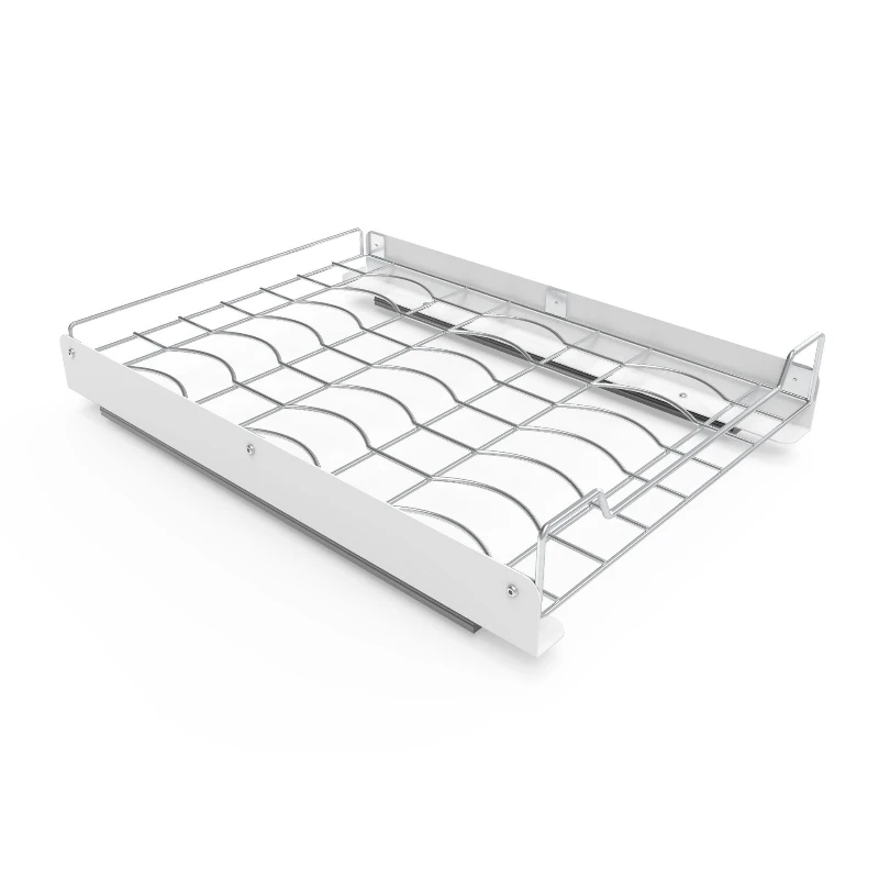 

Dish pull basket storage rack drawer type bowl rack plate drain