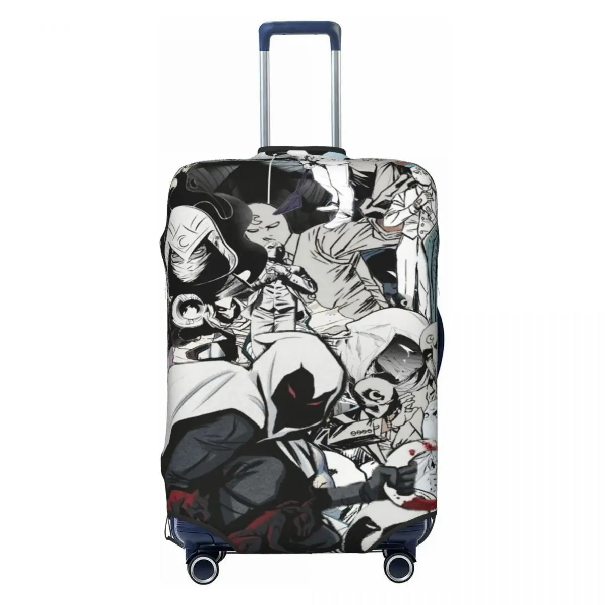 

Изготовленный на заказ забавный лунный рыцарь из фильма, защитный чехол для багажа, эластичные чехлы для дорожных чемоданов