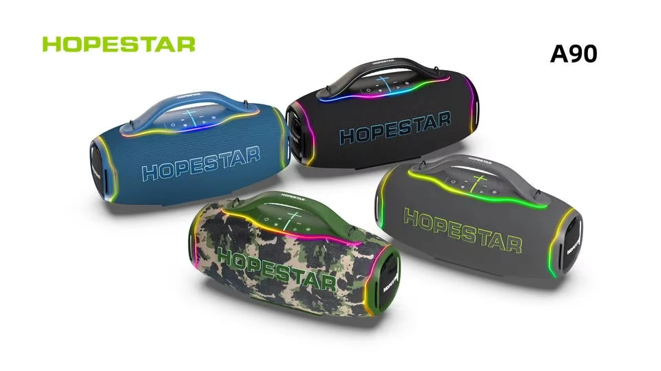 

Original Hopestar A90 Home Theatre Party Speaker Loud Bass Powered Portable 700W Subwoofer RGB Waterproof Outdoor Karaoke