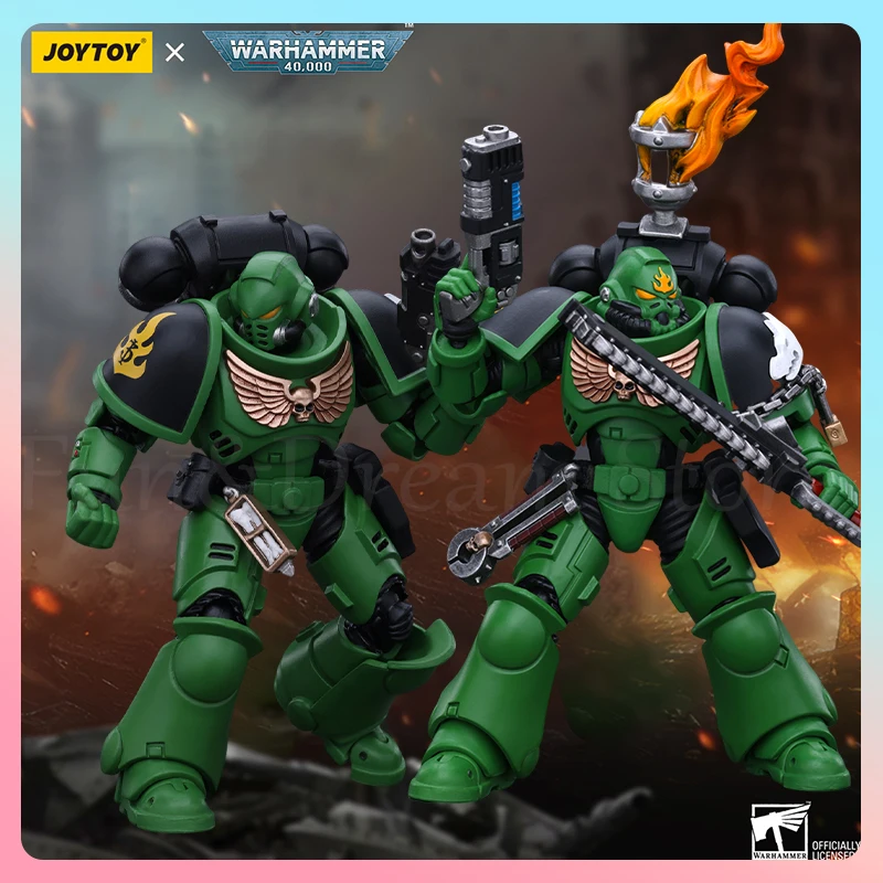 [Vorbestellung] JOY TOY Warhammer 40K Anime Figur Salamanders Intercessors Sergeant Tsek'gan Actionfigur Dekoration Geburtstagsgeschenk