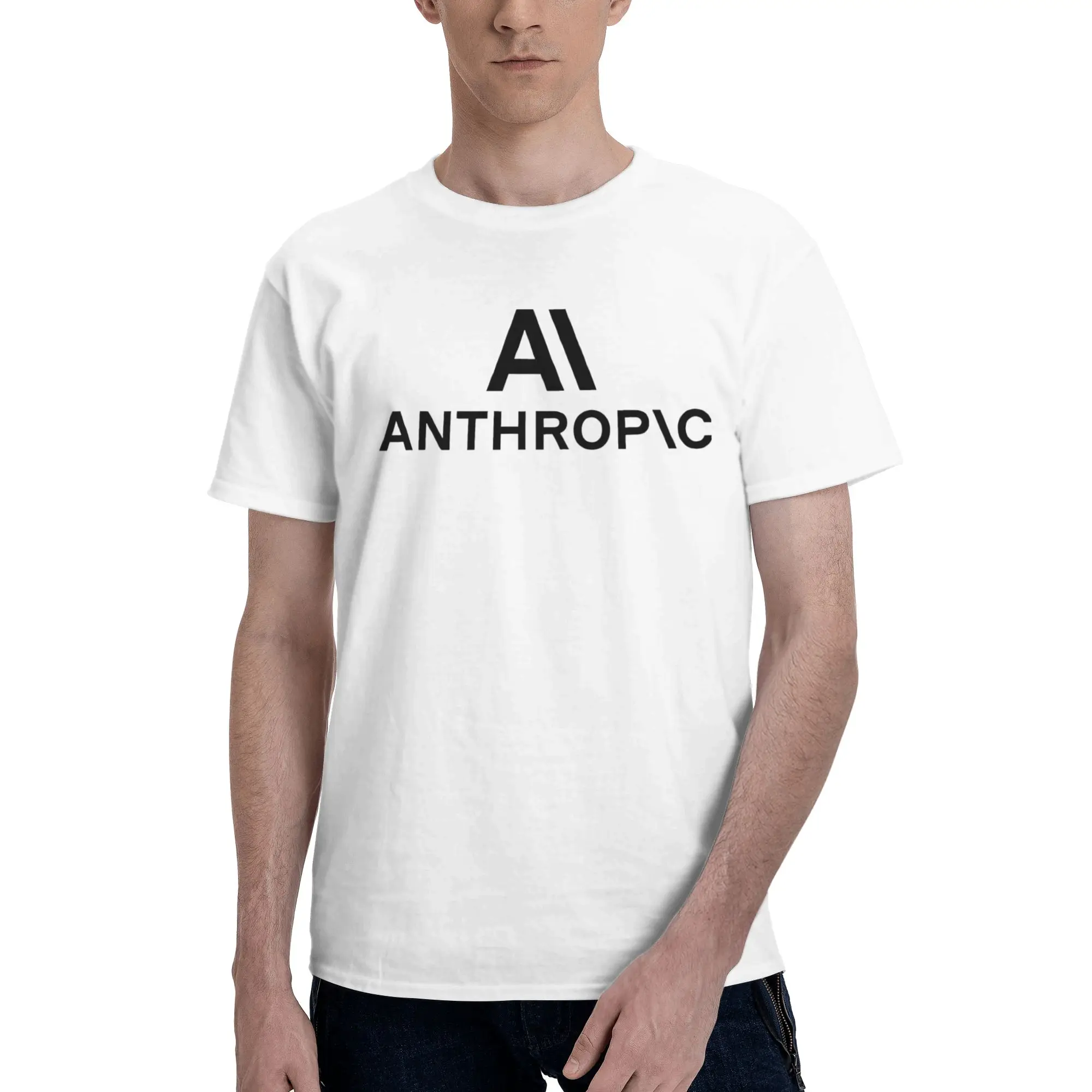 Men Women Graphic Printing Claude Ai Anthropic Artificial Intelligence T Shirt Tee 100% Cotton  T-shirts Clothing