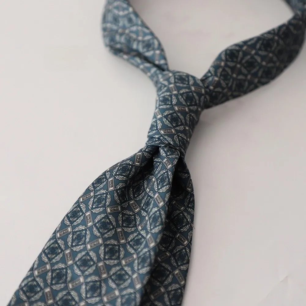Modische Elegante Paisley-Krawatte 9cm Breit Polyester Bedruckte Krawatten Formelle Hemd-Accessoires Luxus-Krawatten für Studenten – Detail 11