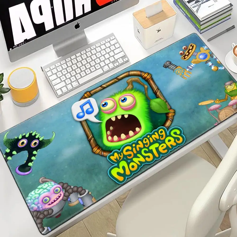 My Singing Monsters Mousepad Anime Mouse Pad Desk Mat Computer Table Gaming Accessories Pc Cabinet Keyboard Gamer Xxl Large Mice
