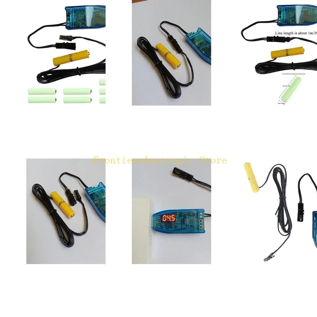 G8DB 1m USB to AAA Dummy Battery Cable 1.5V 3V 6V 12V Power Supply Cord Converter Wire Replace 1-8pcs LR03 Batteries