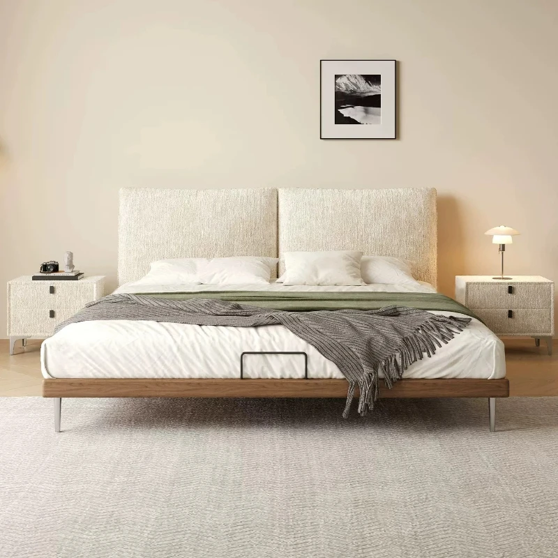 Bed Bedrooms Comforter Luxury King Size Bed Frames Wooden  Home Furniture