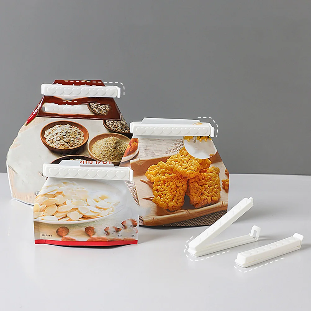 

20pcs Sealing Clip Strong Grip Fresh Salt Bag Sealed Clip Preservation For Snack Tea Salt Bag Kitchen Storage Sealer Tool