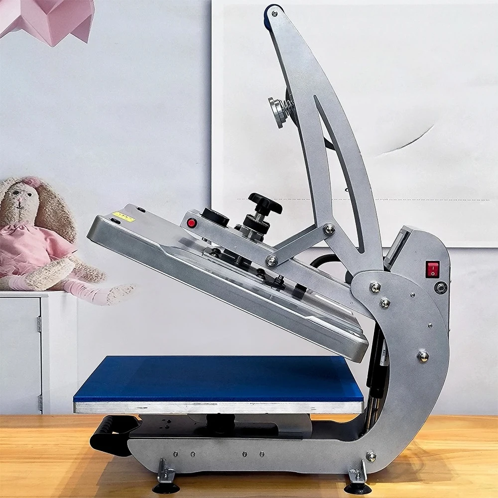 16x20 الشريحة السيارات المفتوحة تي شيرت طابعة التسامي نقل تصاميم آلة الصحافة الحرارة 40x50 مع درج