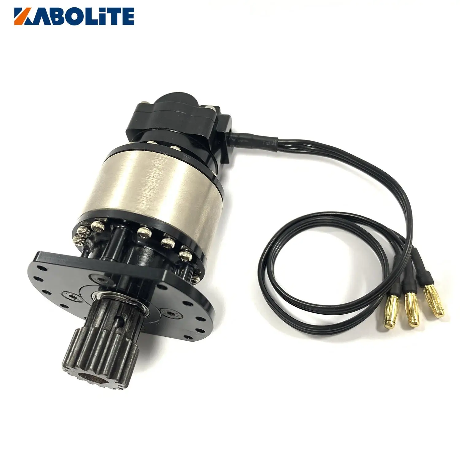 Metal Rotary Motor for  RC Hydraulic Excavator 1/12 1/14 RC Construction Vehicles Model Outdoor Toys Gifts