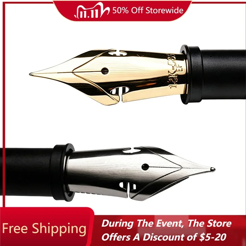 JOWO Elastic Pen Tip No. 6 Nibs German Imported 14K Gold Tip Universal Replacement Pen Tips flex/Flexible Golden Writing nib