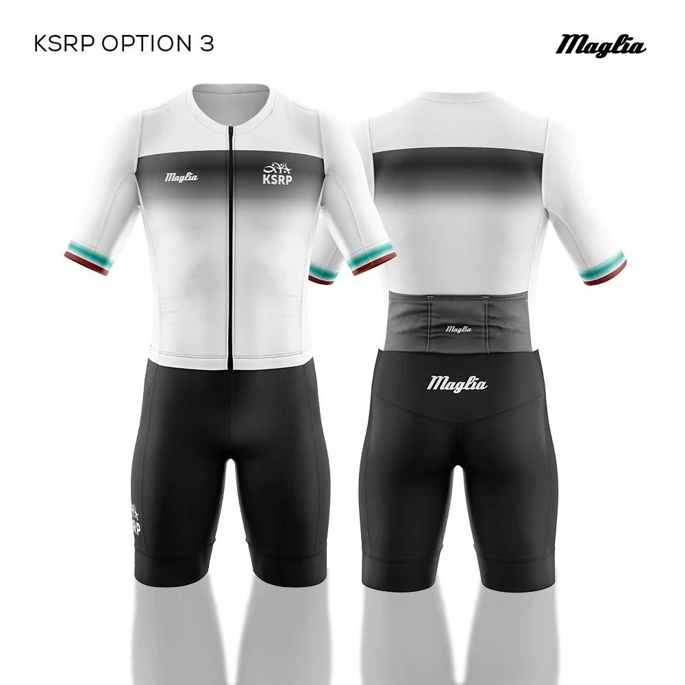 

KSRP Mens Triathlon Suit Skinsuit Maglia Cycling Jersey Short sleeve Jumpsuit Road MTB Bike Running Clothing Maillot Ciclismo