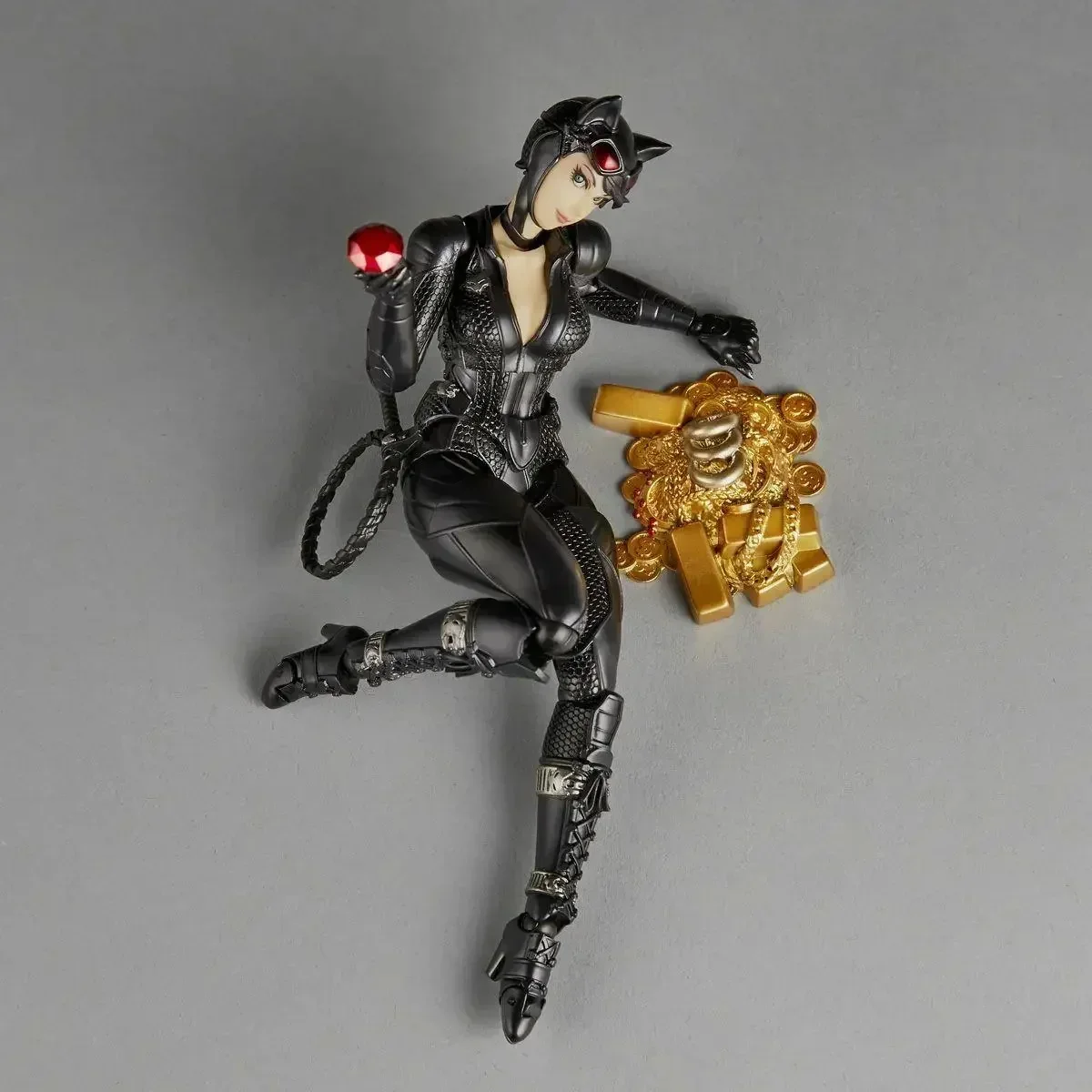 Auf Lager Arkahm Factory MAX Factory Kaiyodo Revoltech Yamaguchi Catwoman Figuras Ko Modell Actionfigur Maßgeschneiderte Geschenke Spielzeug
