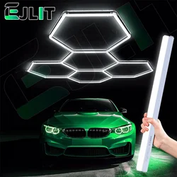 Muiti Garage Light Hexagon Led Lights Lamp Highly Efficient Honeycomb LED Light for Showroom Barber Ceiling Lighting Workshop
