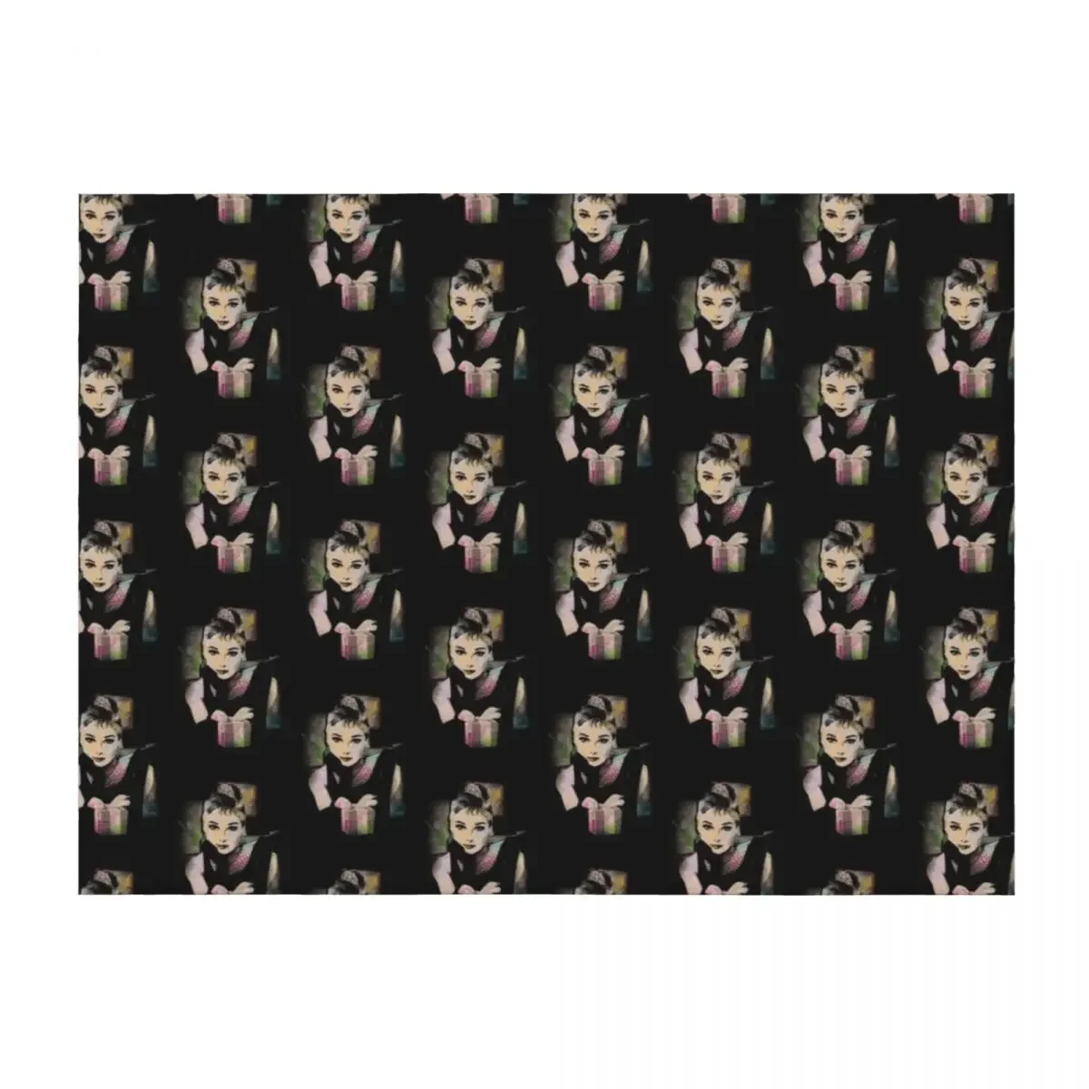 

Audrey Hepburn Throw Blanket christmas decoration Multi-Purpose Moving Hairy Blankets