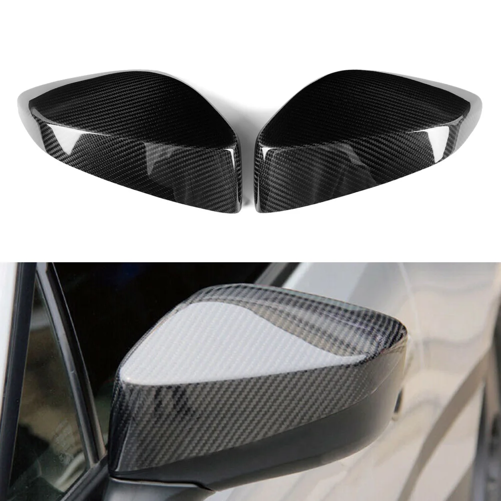 Real Carbon Fiber Car Side Mirror Cover Rearview Mirrors Cap Left & Right For Toyota GT86 For Subaru BRZ 2012 2013 2014 2015