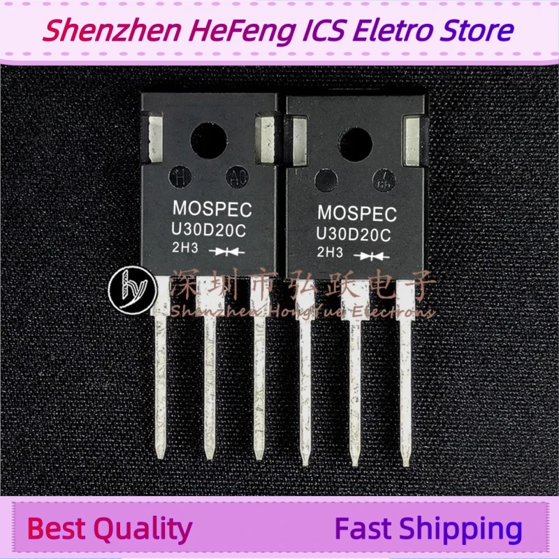 10PCS -20PCS U30D20C  TO-247 200V 30A   Fast Shipping Quality Guarantee Quick Delivery