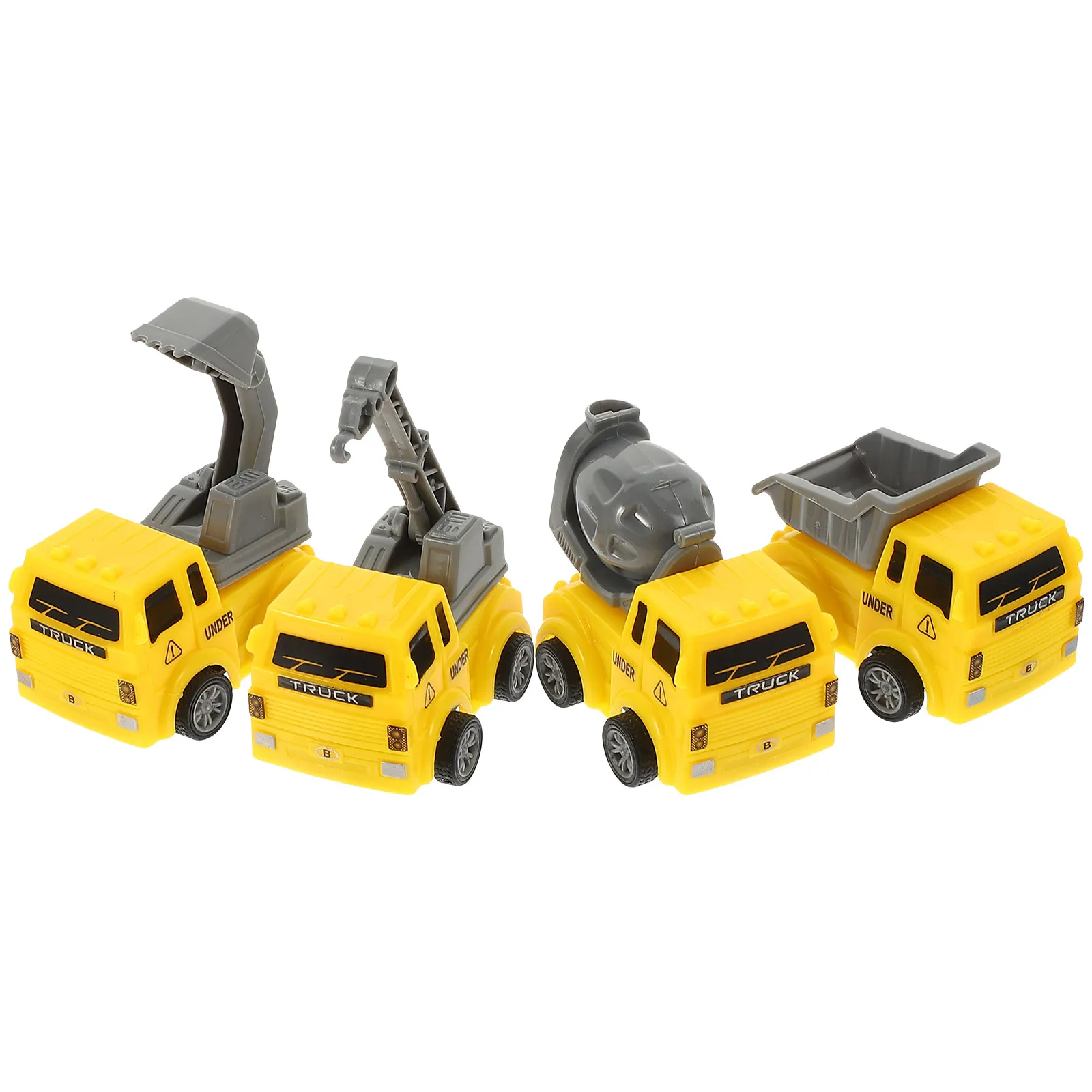 

1Set Cartoon Alloy Return Car Collection Pull Back Creative Friction Powered Early Learning Educational Mini Car Set