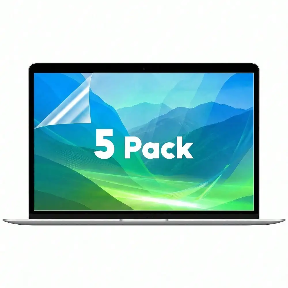 5 Pack Matte Anti Glare for MacBook Pro 13 inch 2016-2022 M1 M2 Air 13 inch 2018-2021 M1 Glare Reducer Screen Protector