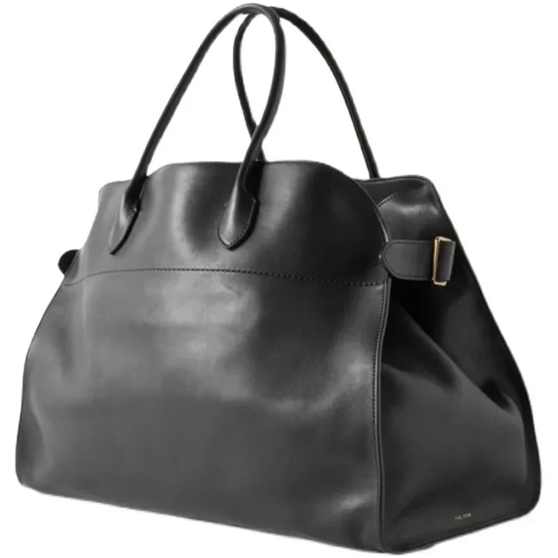 Tote Women\'s Bags Fashion Women\'s Bags Head Layer Cowhide Line Bags Dong Jie same Large Capacity Commuter Handbag