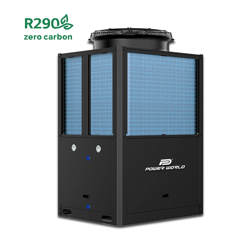 Unit pompa panas 10 atas Cina inverter udara ke air dc R290 monoblock komersial pompa panas