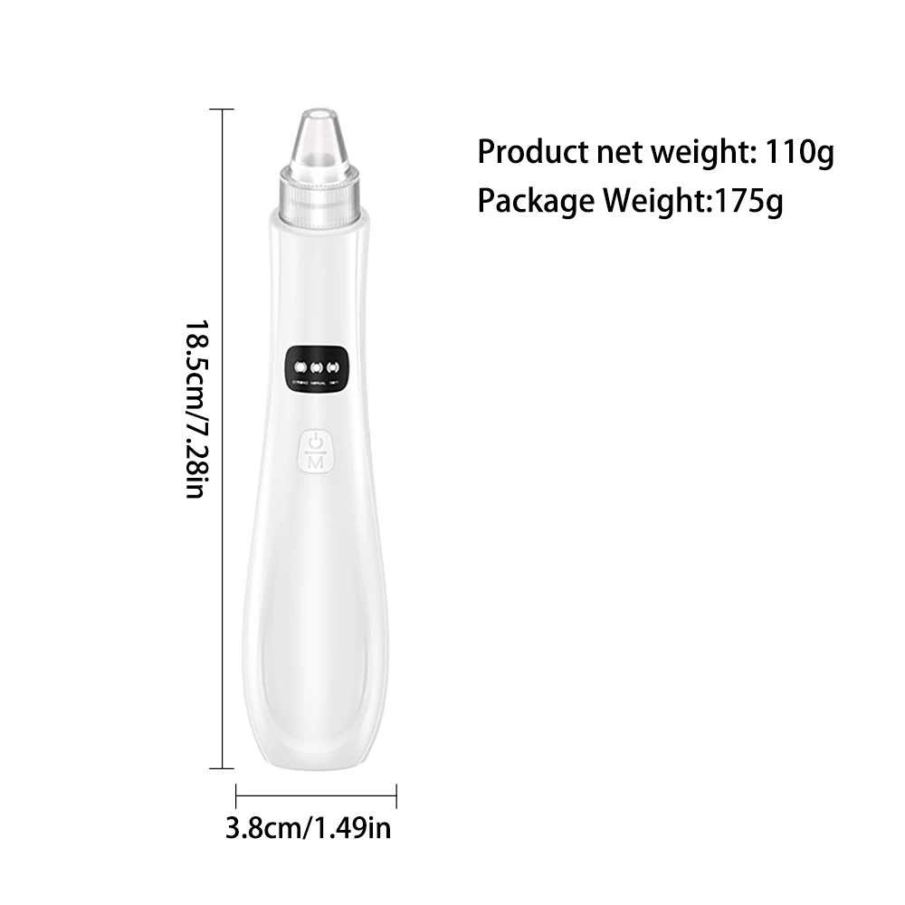 在庫あり 即日発送 3つの吸引モード搭載 洗顔美容機器 角質除去 フェイスバキューム 黒ずみ除去 スキンケア