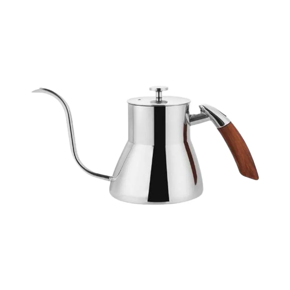 1 Piece 800ml Stainless Steel Gooseneck Coffee Pot For Pour Over Hand Drip Brewing Home Office Kitchen Accessories