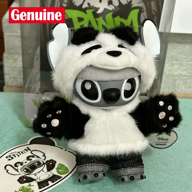 جديد حقيقي ديزني ستيتش جينز سلسلة الباندا المحدودة أفخم Peluche أنيمي الدمى المعلقات سلاسل المفاتيح الديكور لطيف هدية عيد ميلاد