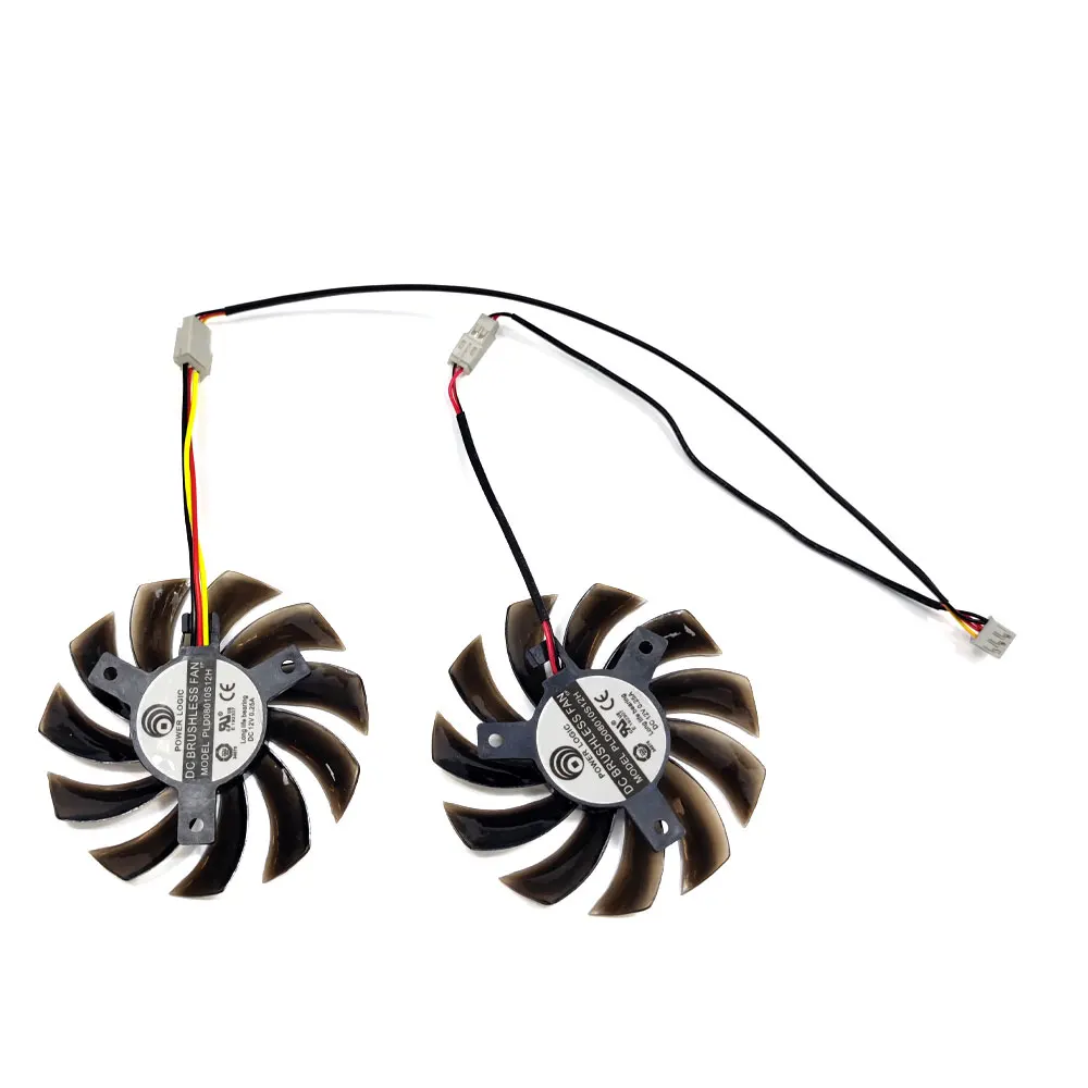 Nuovo 75MM 3pin PLD08010S12H T128010SM GV-N460OC ventola GPU, per Gigabyte GTX 460 465 Ti 560 580 750Ti scheda grafica ventola di raffreddamento