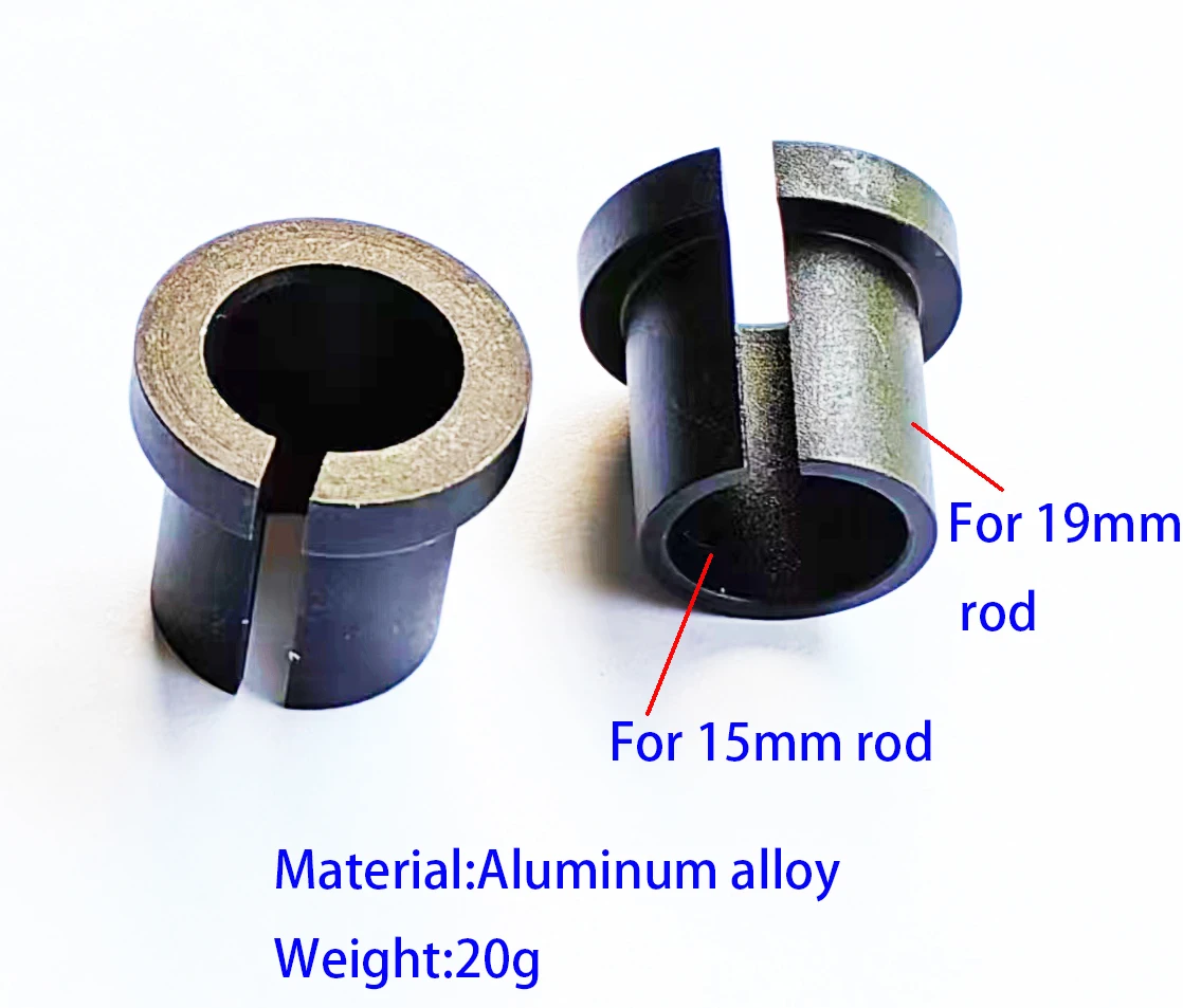 2pcs 19mm Rod Clamps Bridge Adapter Spacer Sleeve Reduction Insert fr 15mm Rod FF Rig tripod camera