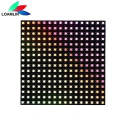 1 ~ 5 adet WS2812B RGB dijital LED Panel ayrı adresli ışık şeridi WS2812 8x8 16x16 8x32 esnek modül matris ekran 5V