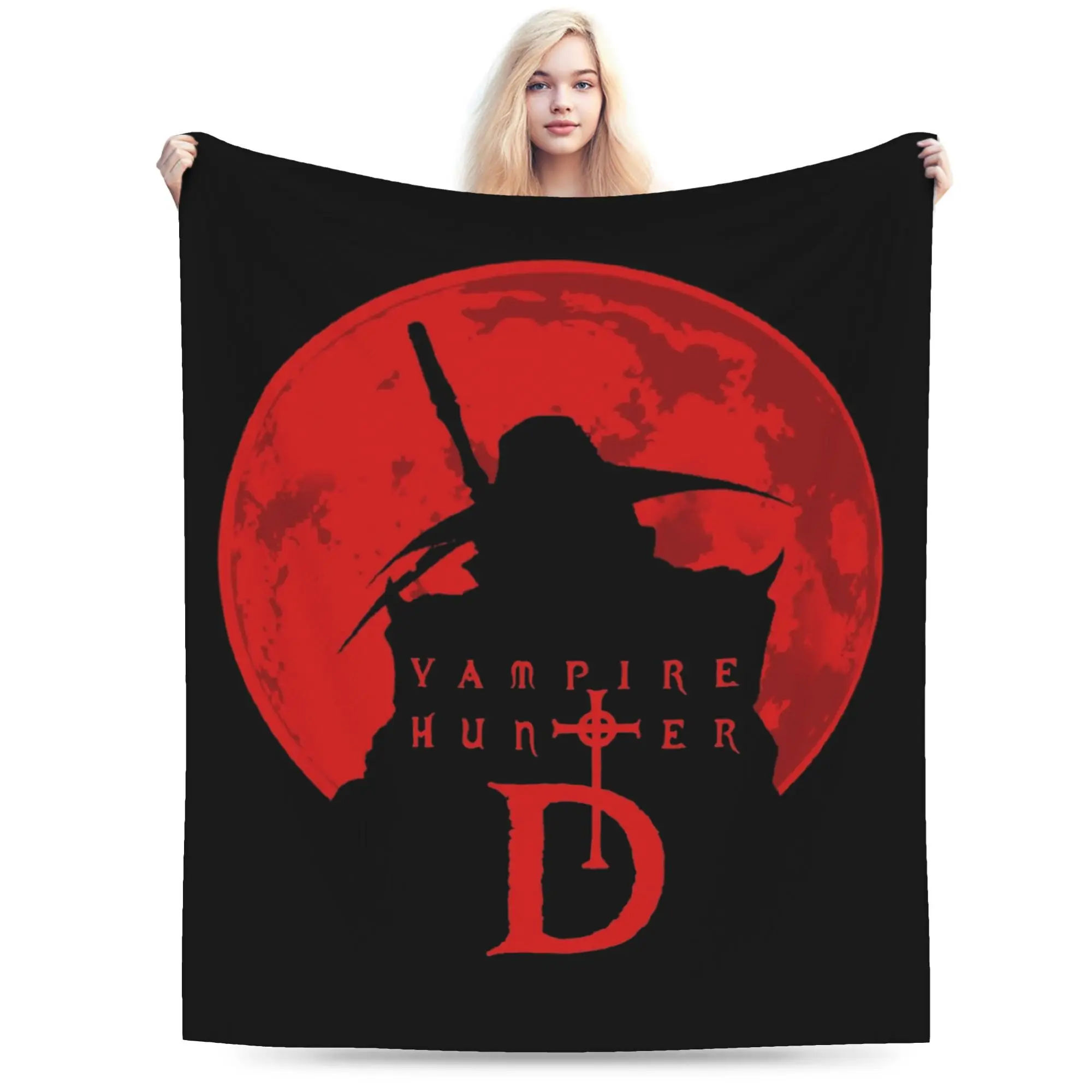 Lord Vampire Hunter D film Anime Hellsing Blankets Velvet Spring Autumn Warm Throw Blanket for Bedding Office Bedding Throws
