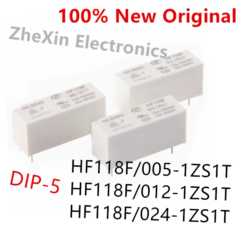 10PCS/Lot  HF118F/005-1ZS1T 、HF118F/012-1ZS1T 、HF118F/024-1ZS1T 、HF118F/048-1ZS1T  High power relay  HF118F-012-1ZS1T、HF118F-024