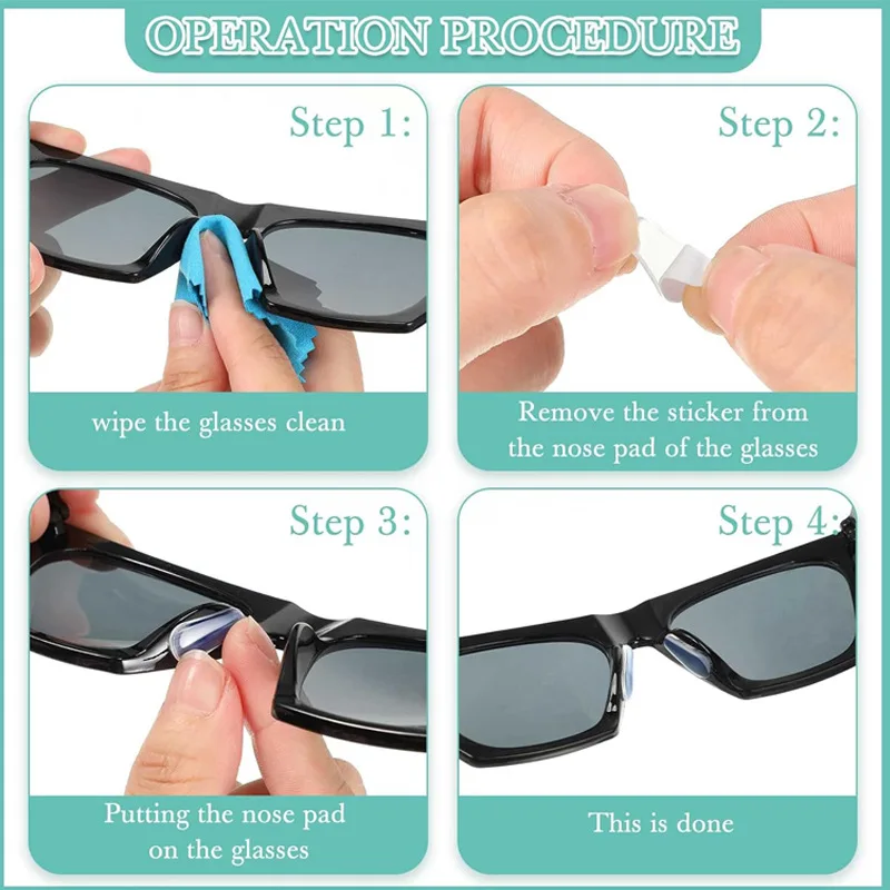 60Pcs Eyeglasses Retainers Anti-Slip Holder Silicone Ear Hook Set Eyeglass Holder Comfort For Eyeglasses Eyewear Accessories view 4