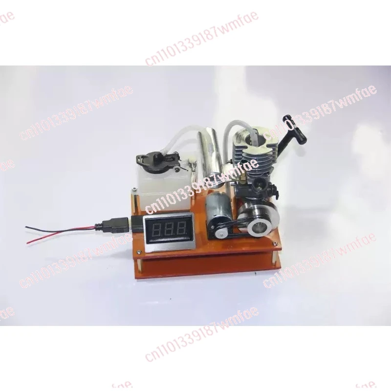 Engine change, miniature internal combustion generator 12v popular science experiment small electric start model