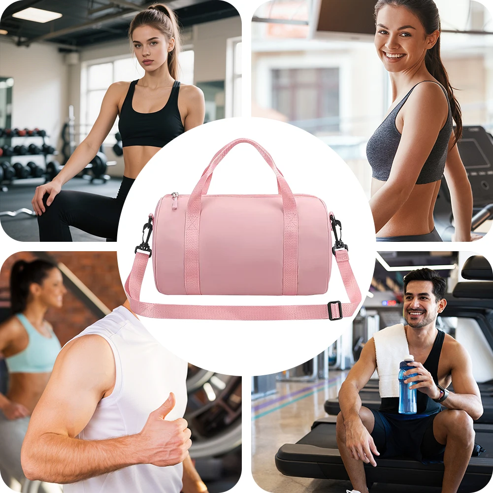 حقيبة صالة الألعاب الرياضية الصغيرة كبيرة الحجم حقيبة تخزين خفيفة الوزن لرقص الجاز للياقة البدنية والتمارين والسفر والرقص والباليه والسباحة