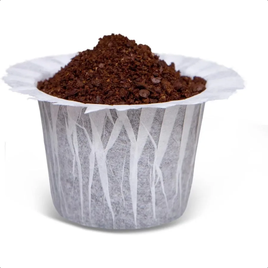 عبوتان من أكواب K قابلة لإعادة الاستخدام مع 200 قطعة من فلتر ورق القهوة المتوافق مع ماكينة صنع القهوة Keurig Single Service 1.0 و2.0 #6