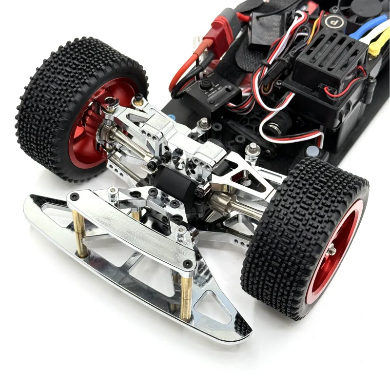 MJX 14304 14303 14302 14301 RC Autoteile Upgrade Präzisionsteile Verchromter Spiegel OP Frontstange Schwinge Spurstange