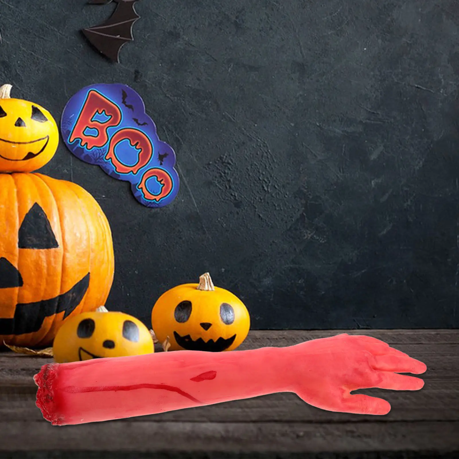 

Halloween Separated Arm Prop Realistic Vinyl Broken Arm Decor for Outdoor Indoor Party Haunted House Scary Decoration Festival
