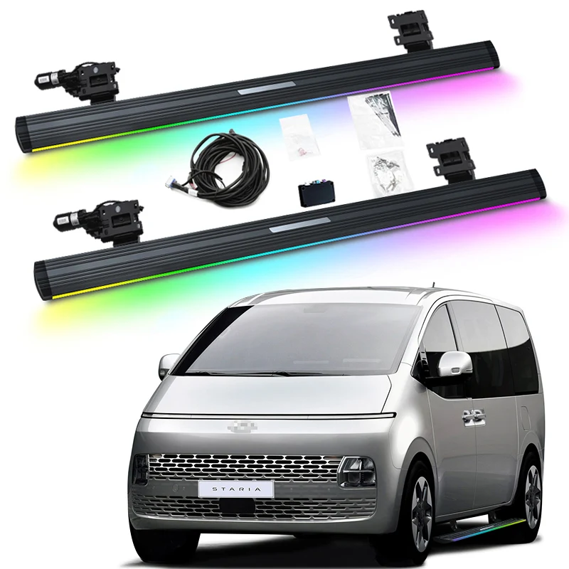 

Cc CarAutomatic Electric Power Side Step Running Board Neon Led Light for HYUNDAI Staria 2021-2025